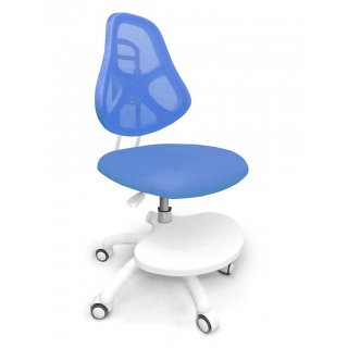 Детское кресло ErgoKids Y-400 синий
