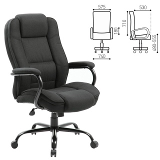 Кресло brabix heavy duty hd-002 ткань