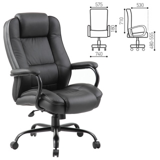 Кресло brabix heavy duty hd-002 экокожа