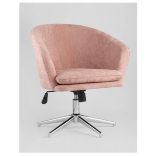 Кресло Харис замша розовая