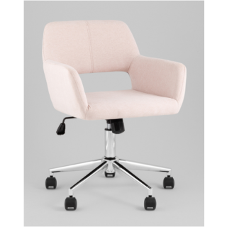 Стул офисный ROSS рогожка светло-розовый