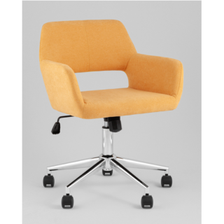 Стул офисный ROSS рогожка жёлтый