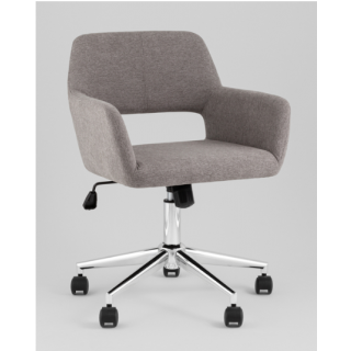 Стул офисный ROSS рогожка серый